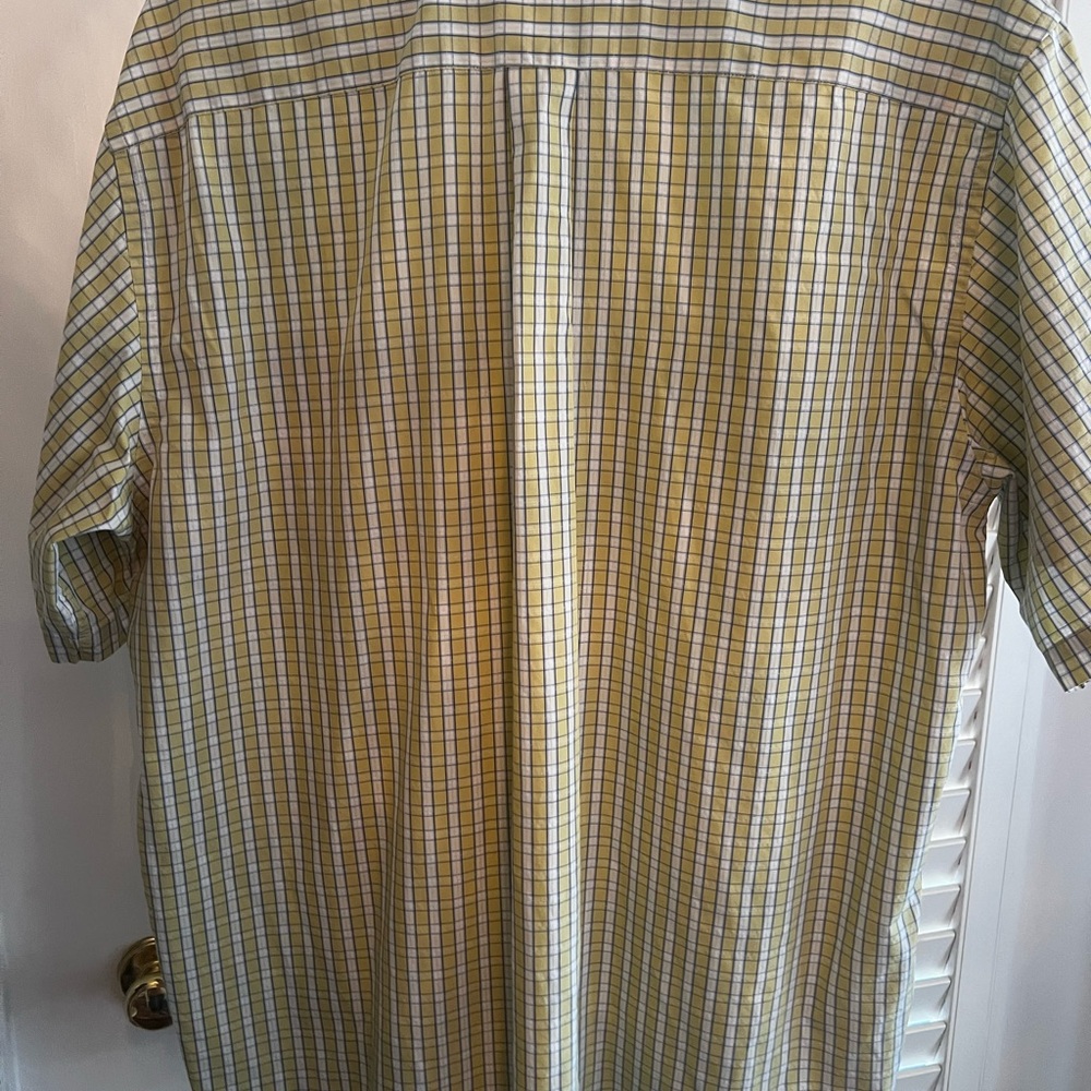 Daniel Cremieux Yellow and Blue Checkered Shirt - Picture 5 of 5